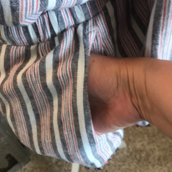 🔥1 hr SALE - Cloth & Stone, Striped romper - Picture 8 of 8